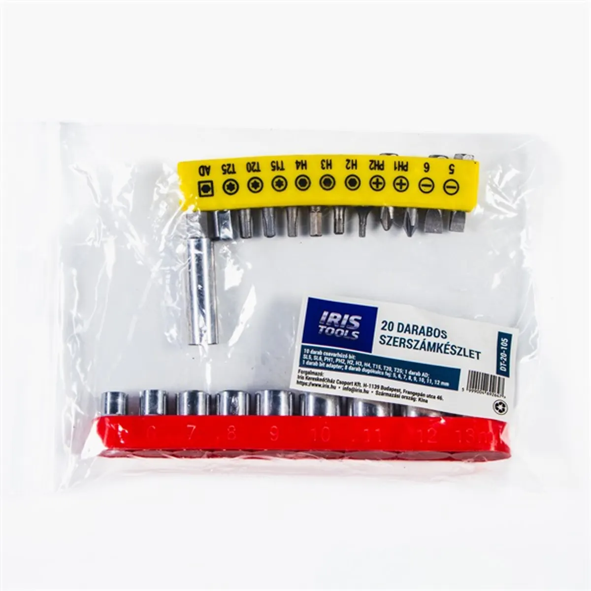 IRIS TOOLS DT-20-105 20 darabos szerszámkészlet #2