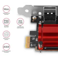 Axagon PCEE-GIX Gigabit Ethernet 1 sávos PCI-Express kártya #4