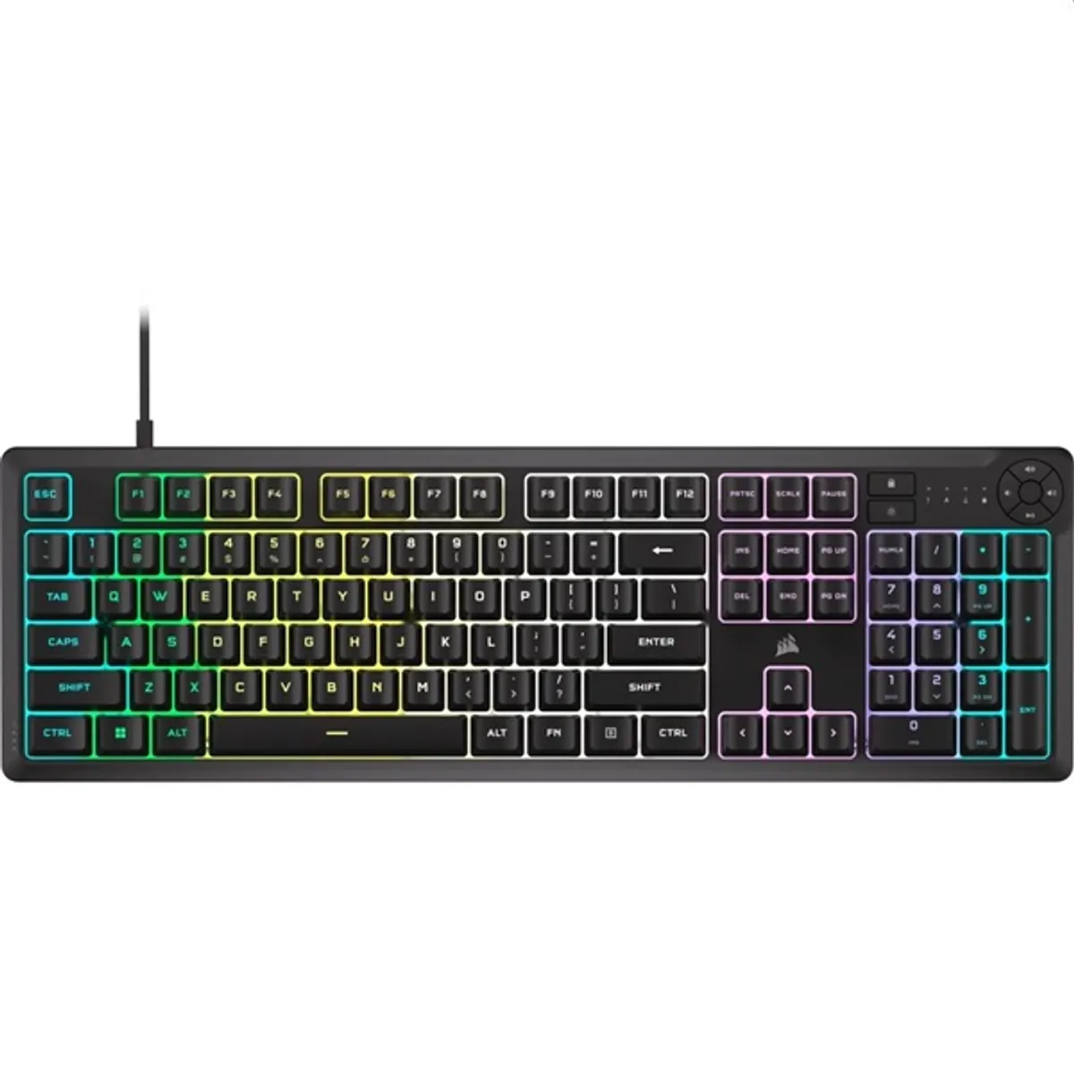 Corsair K55 CORE RGB fekete gamer billentyűzet #1