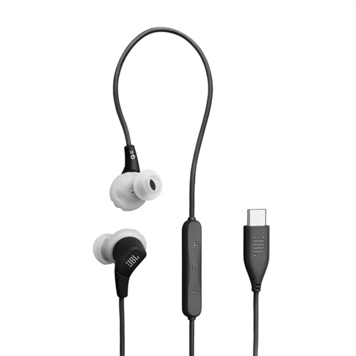 JBL Endurance Run 3 USB-C vezetékes mikrofonos fekete-szürke sport fülhallgató #1