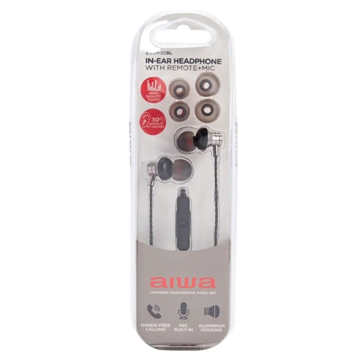 Aiwa ESTM-50SL ezüst fülhallgató #4