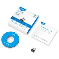 CUDY WU650 kétsávos AC650 WIFI USB mini fekete adapter #5