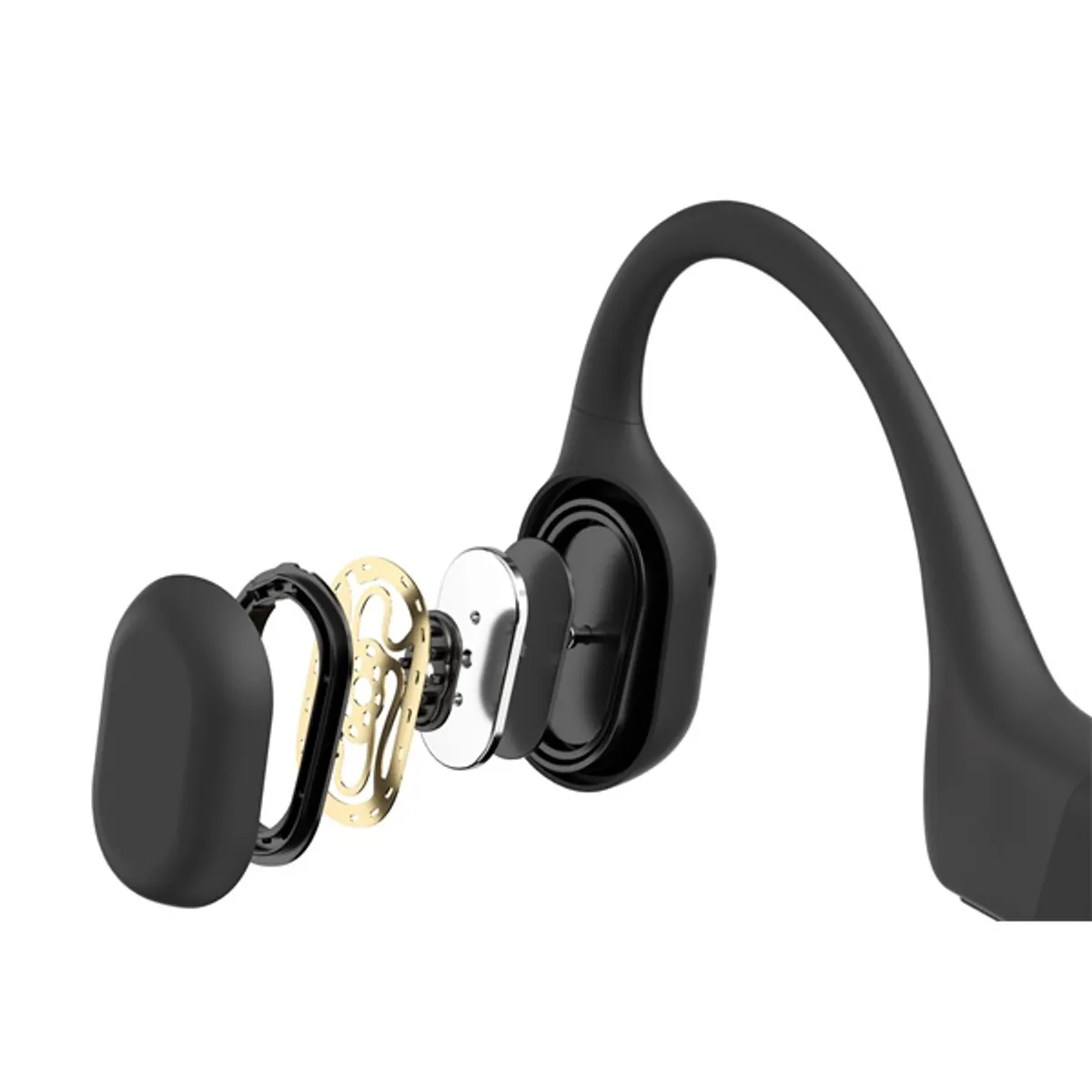 Shokz OpenRun Mini USB-C csontvezetéses Bluetooth fekete Open-Ear sport fejhallgató #4