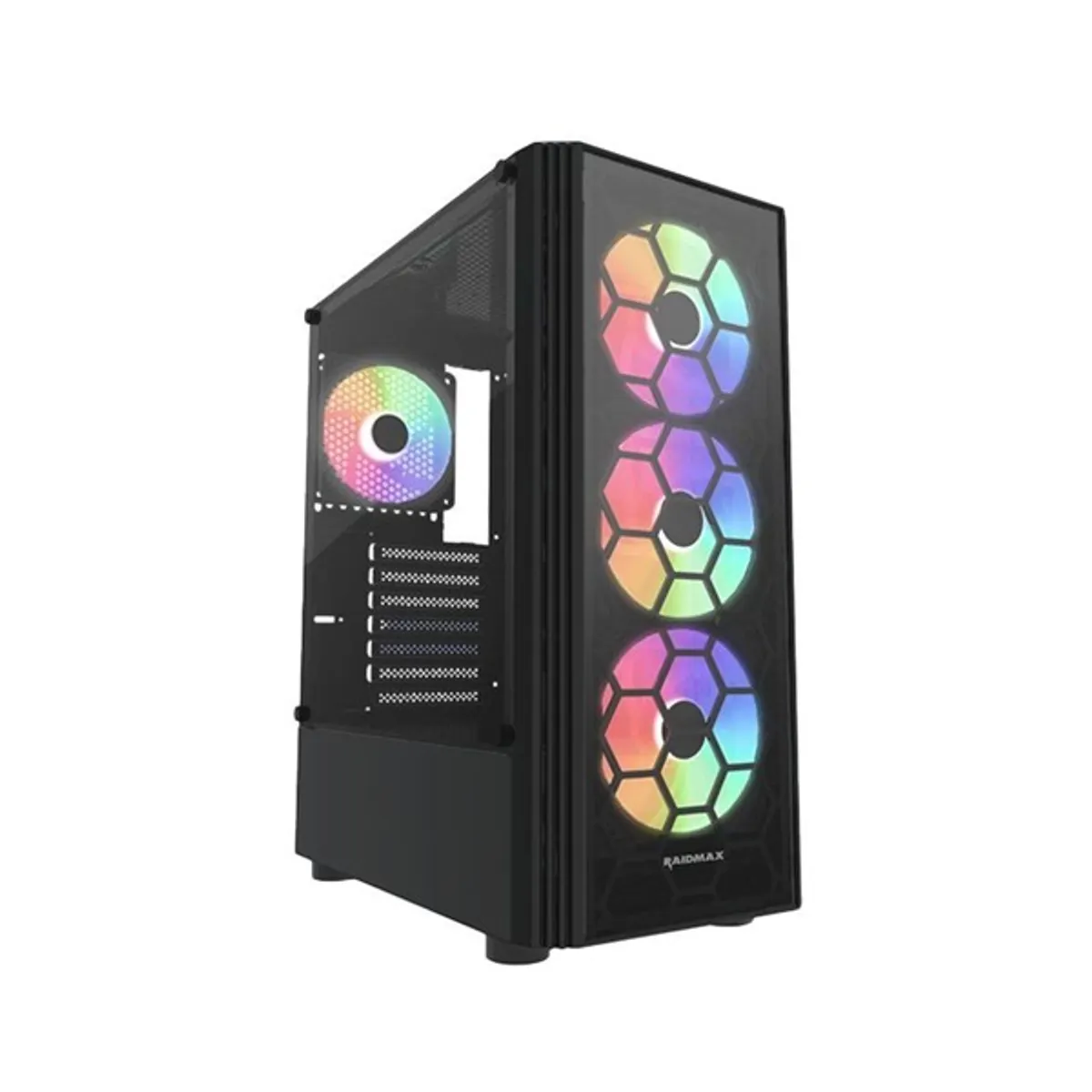 RAIDMAX V152 fekete (táp nélküli) ablakos ATX ház #1