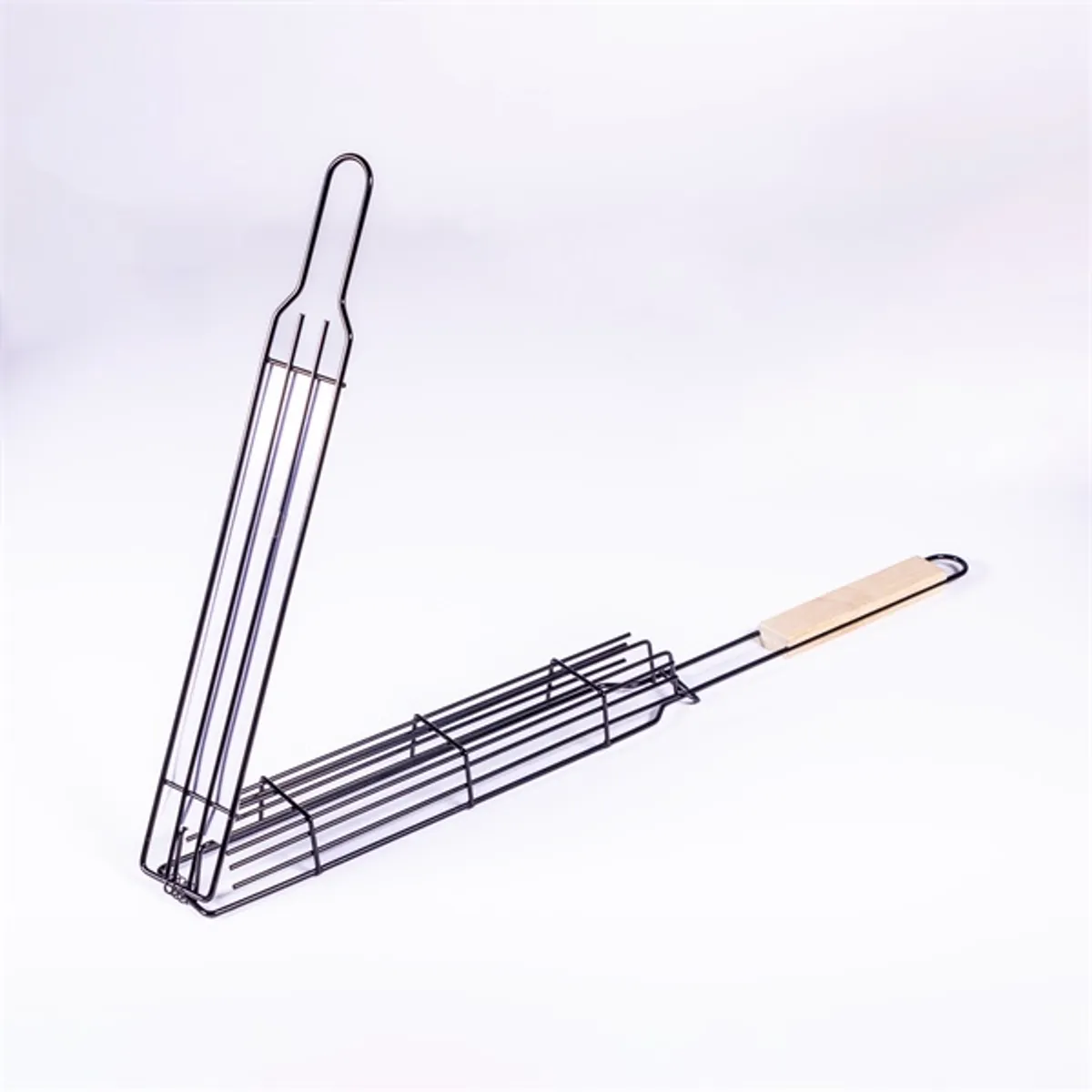 IRIS KT-204 BBQ hosszú grillkosár 25cm x 4.5 cm #3