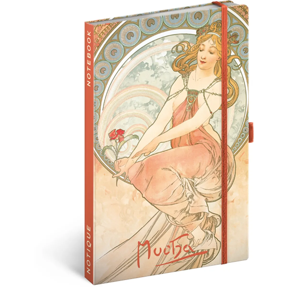 Realsystem Alphonse Mucha 5416 keményfedeles vonalas notesz #1