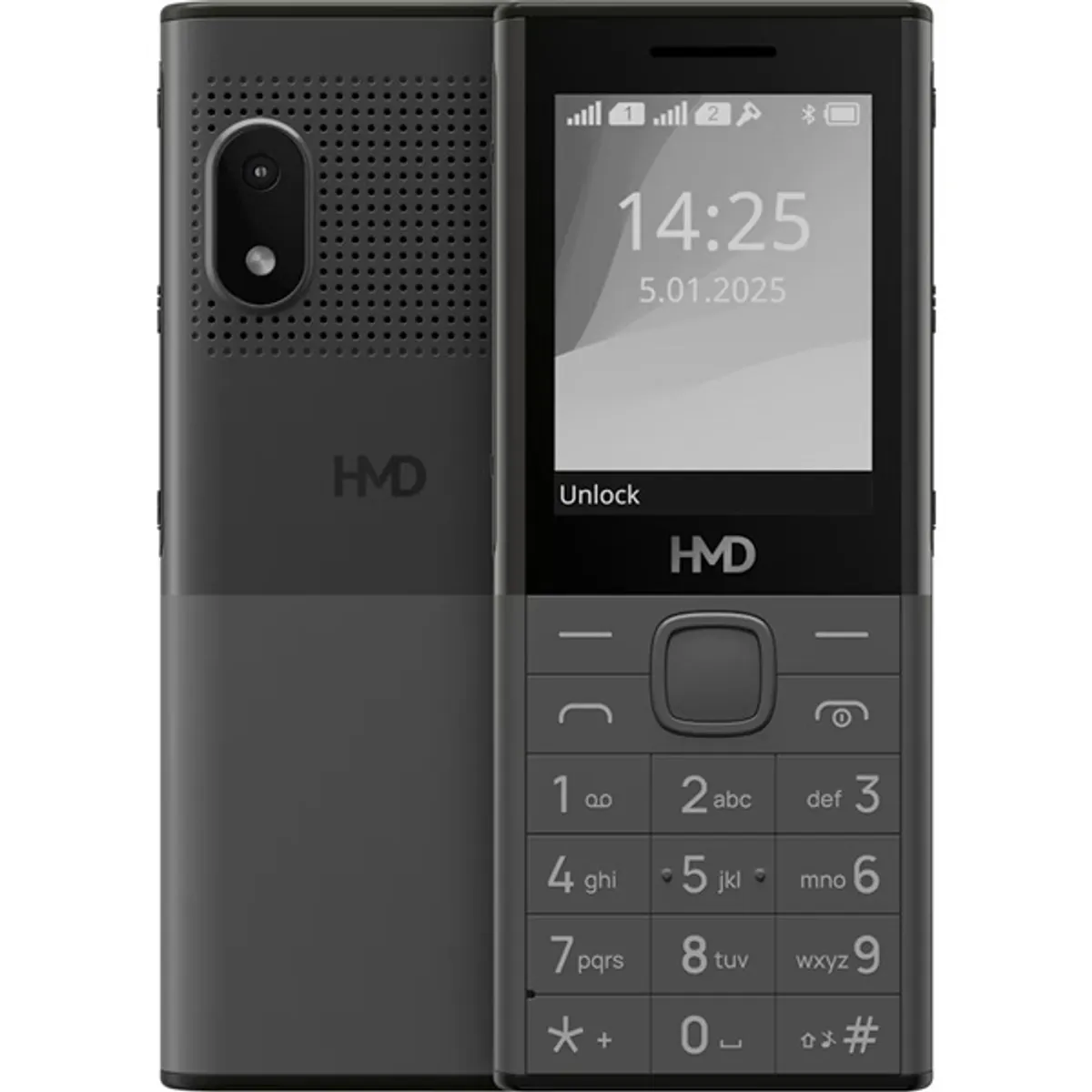 HMD 150 MUSIC TA-1703 2,4" DualSIM sötétszürke mobiltelefon #1