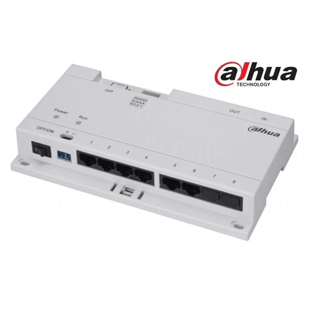 Dahua VTNS1060A 6 csatornás Cat5/24VDC disztribútor IP video kaputelefonokhoz #1