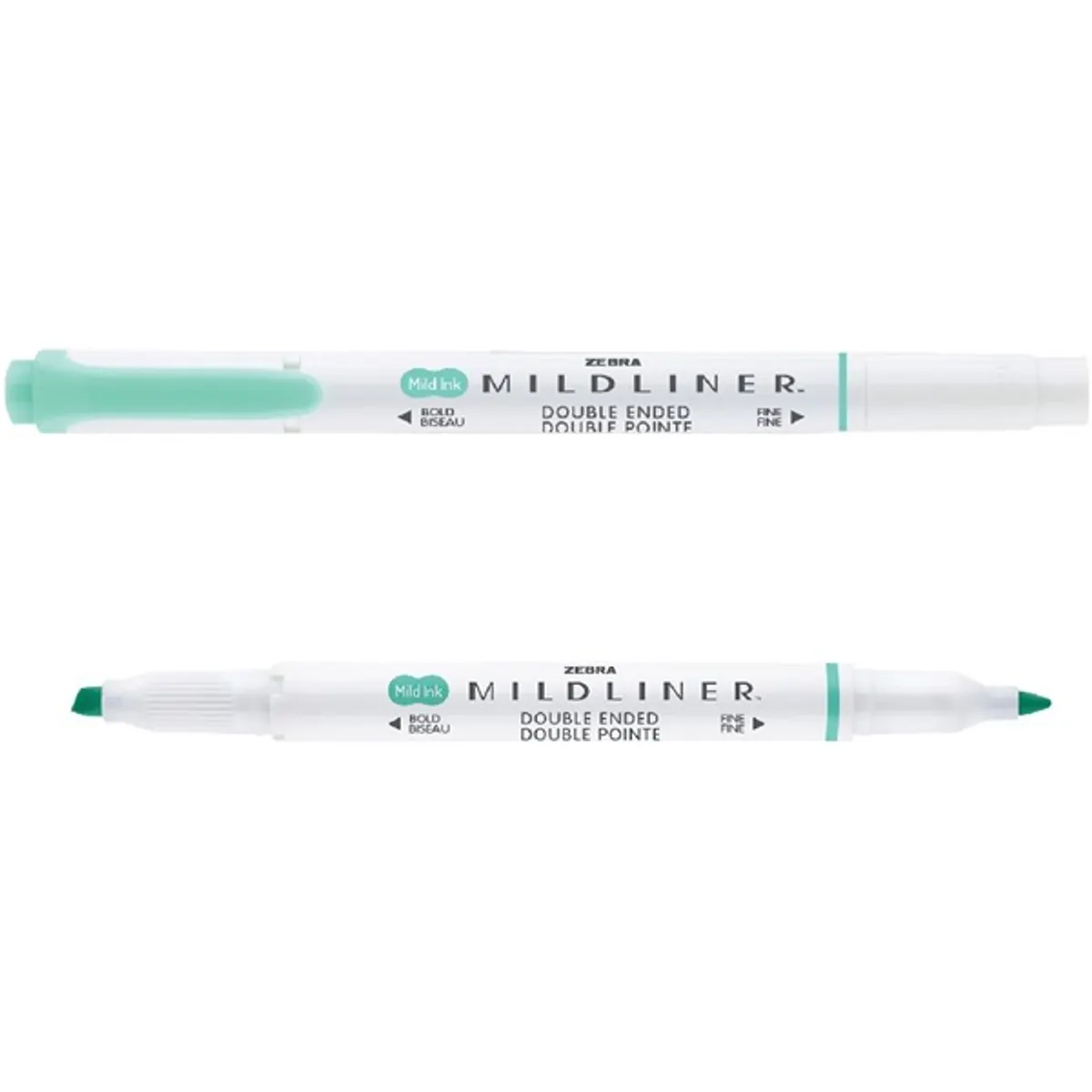 Zebra Mildliner Fluorescent kékeszöld kettős végű szövegkiemelő #1