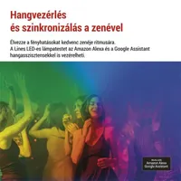 Emos GoSmart Lines fehér, 9 részből álló, 34 W, RGBIC dimmelhető, WiFi LED lámpa #4