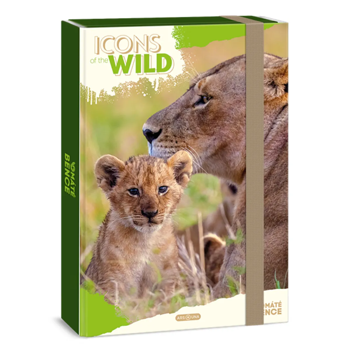 Ars Una Icons of the Wild-Lions 25 (5504) A4 füzetbox #2