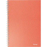 Esselte ColourBreeze A5 vonalas korall spirálfüzet