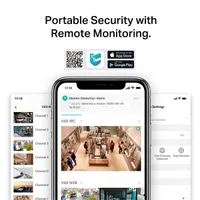 TP-Link VIGI C440-W /4MP/4mm/beltéri/H265/IR30m/SD/Smart Detection/kétirányú hang/Full-Color IP wifi turret kamera #6