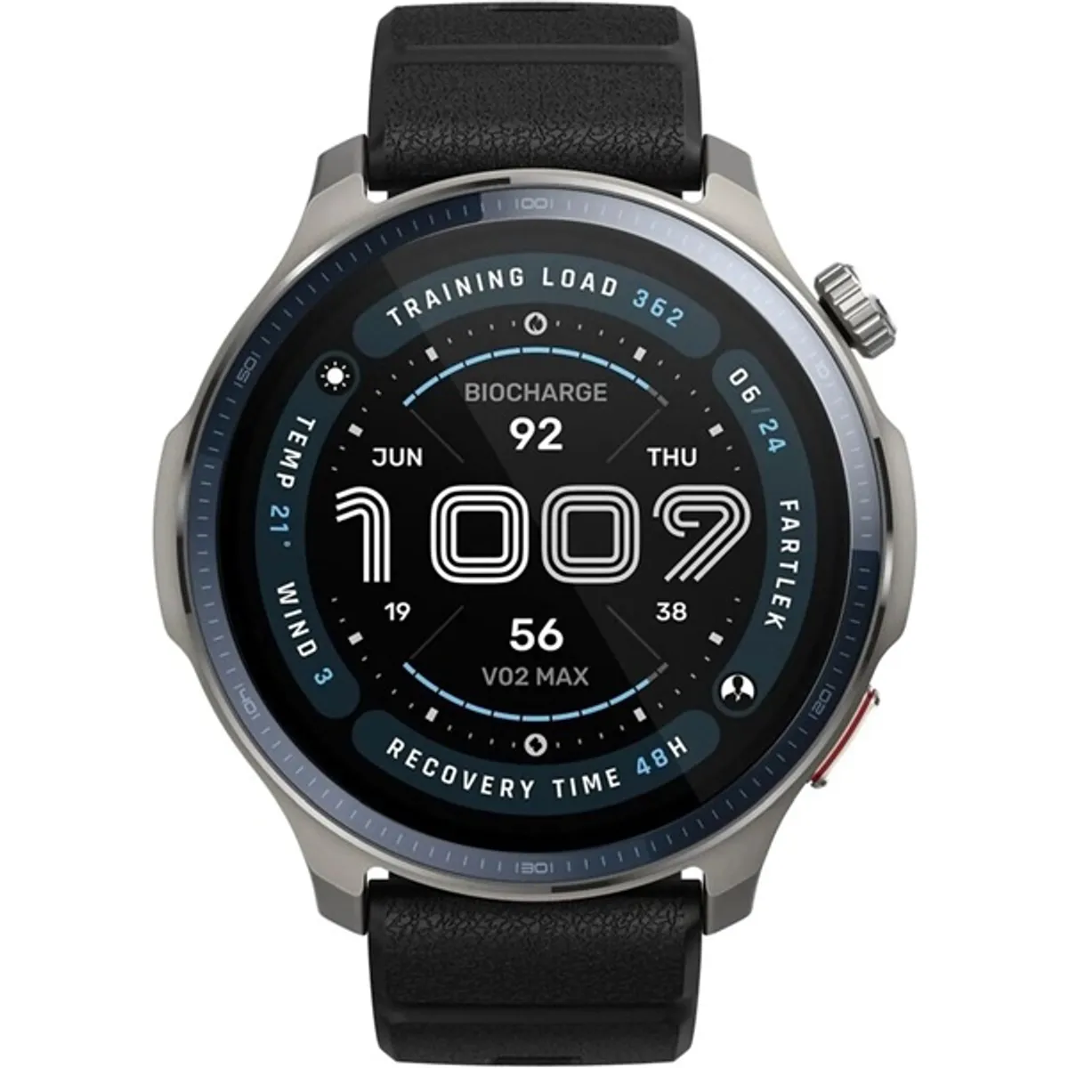 Amazfit Balance 2 fekete okosóra #2