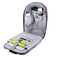 TOO 15,6" lopásbiztos/vízálló/USB portos szürke hátizsák #3