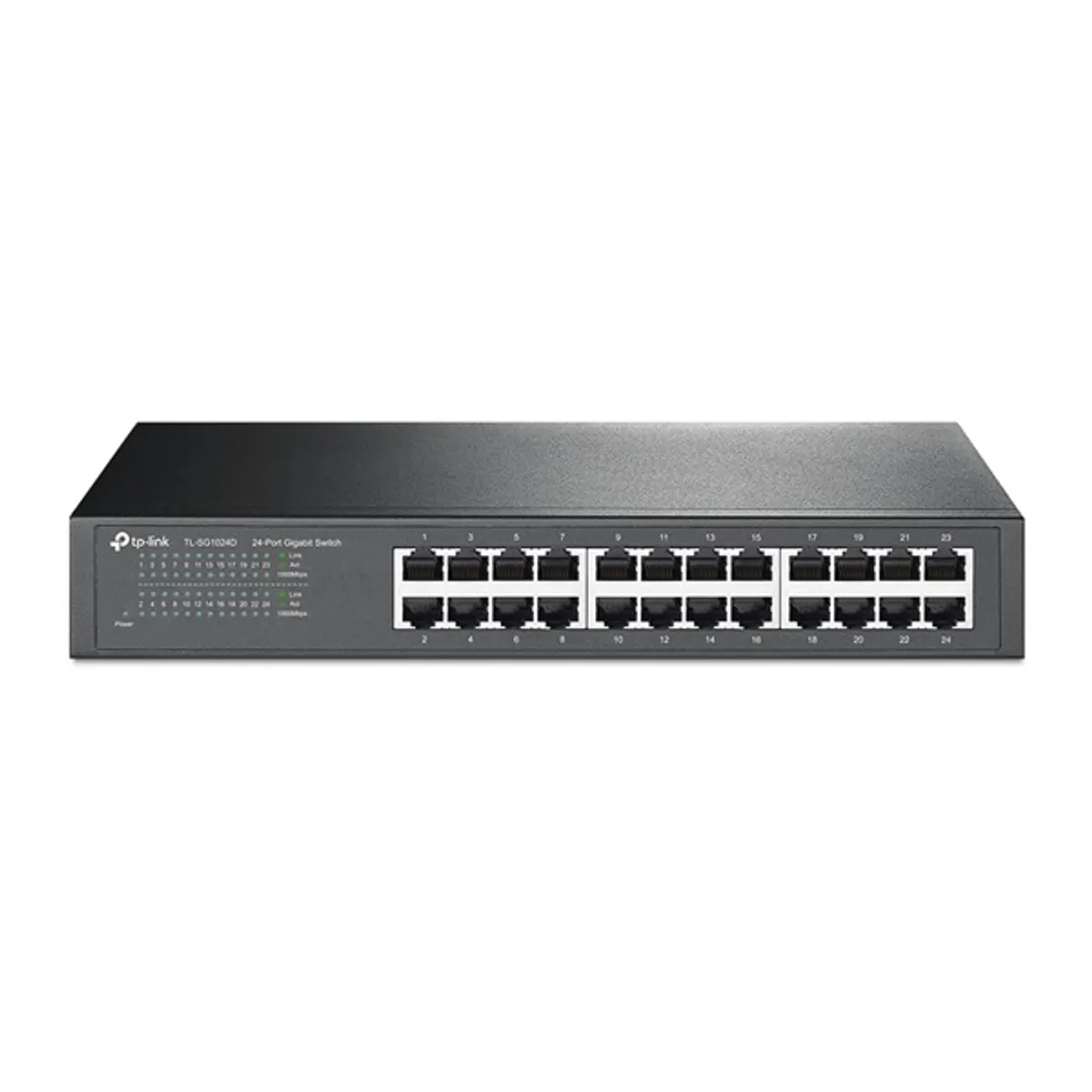 TP-Link TL-SG1024D 24port 10/100/1000Mbps LAN nem menedzselhető asztali Switch #1