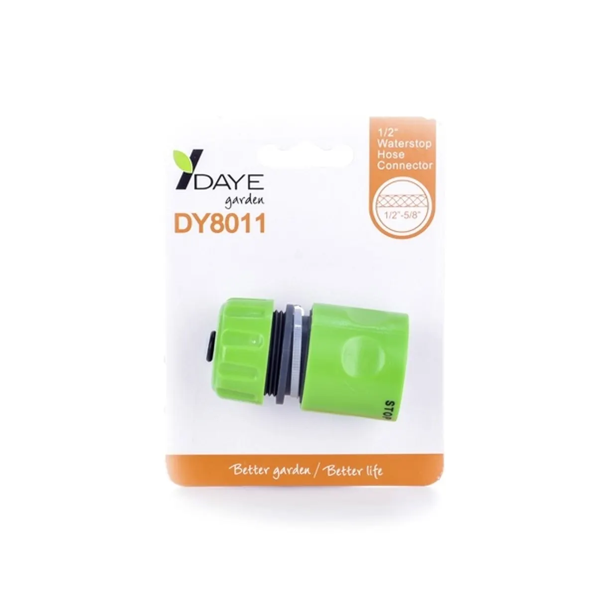 Daye DY8011DL 1/2" vízmegállító rendszerrel prémium tömlőcsatlakozó #2