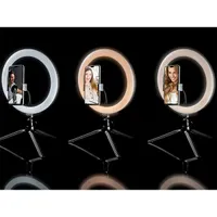 Tracer TRAOSW46807 Ring Light 8 W/26 cm/600-1700 lm/RGB/gyűrűs LED lámpa mini állvánnyal #4