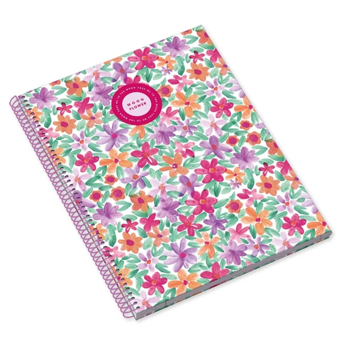 Ambar Moonflower Cherry A4 80 lap vonalas spirálfüzet #5