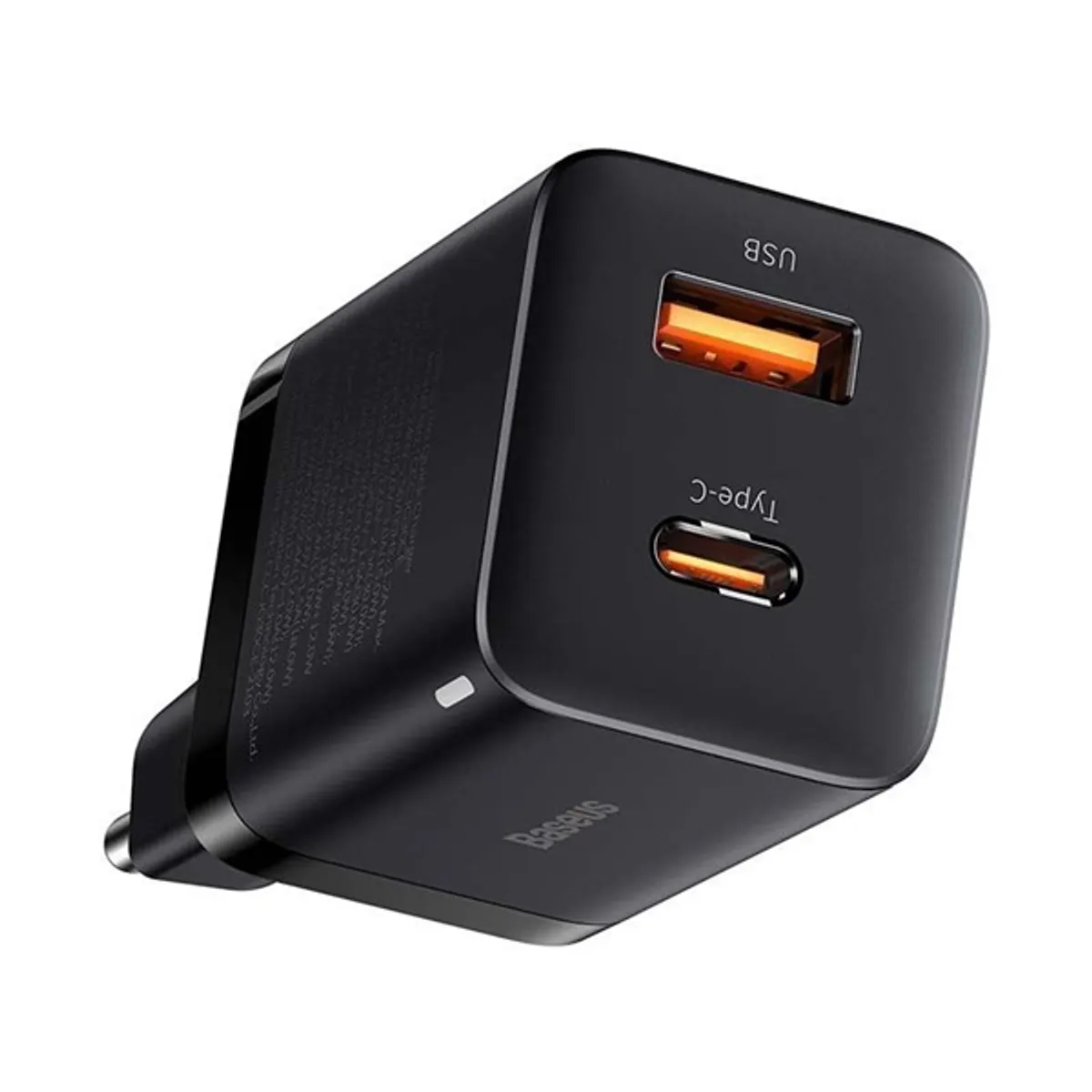 Baseus CCSUPP-E01 Super Si Pro 30W USB/USB C fekete gyorstöltő #2
