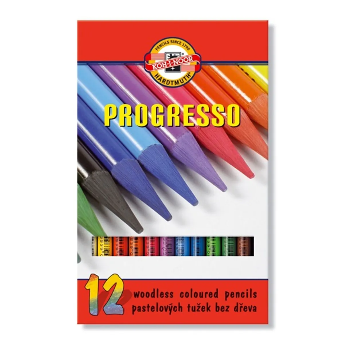 Koh-I-Noor Progresso 8756 12db-os színesceruza készlet #1