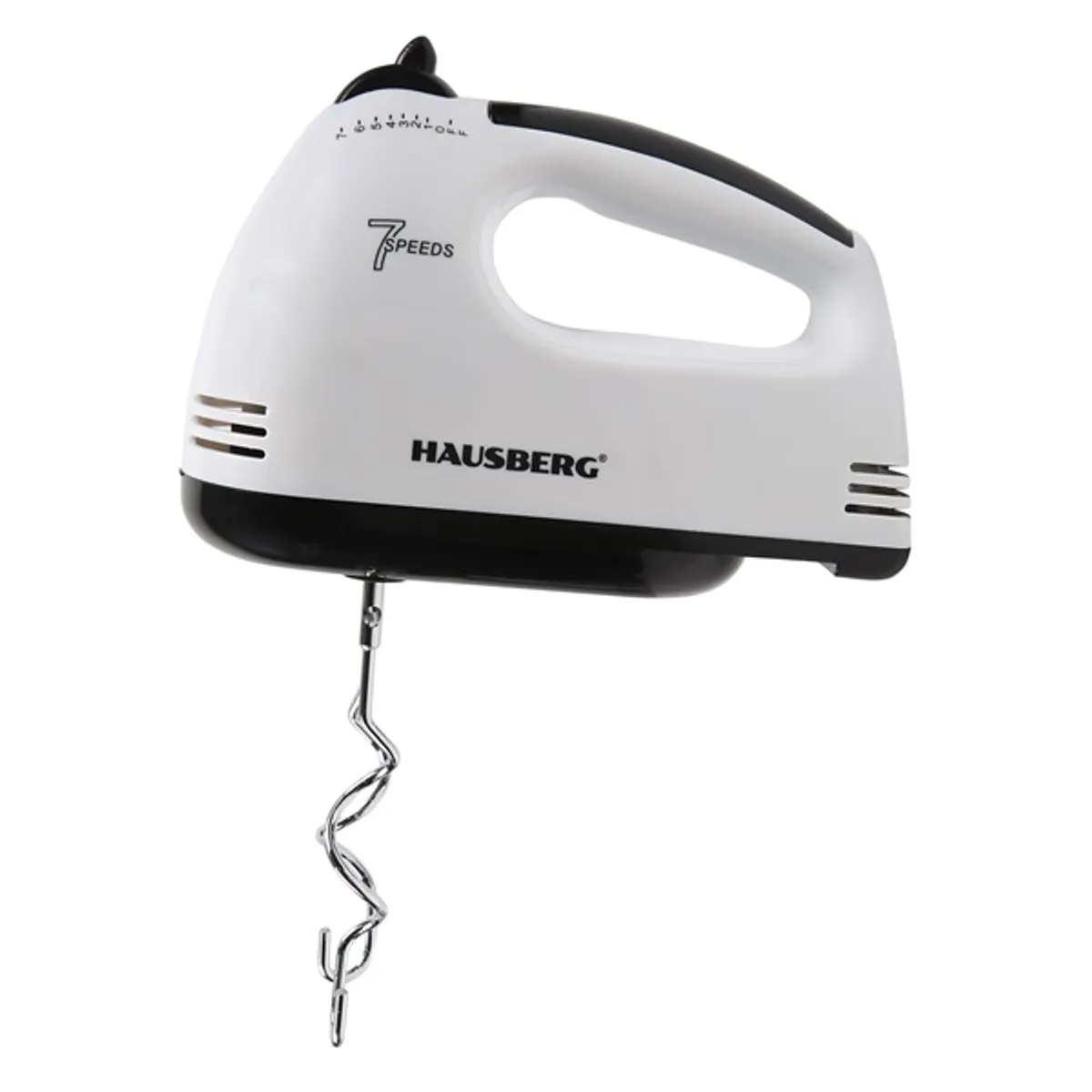 Hausberg HB-4112NG 250W-os fehér-fekete réz motorral, 7 sebességes kézimixer #2