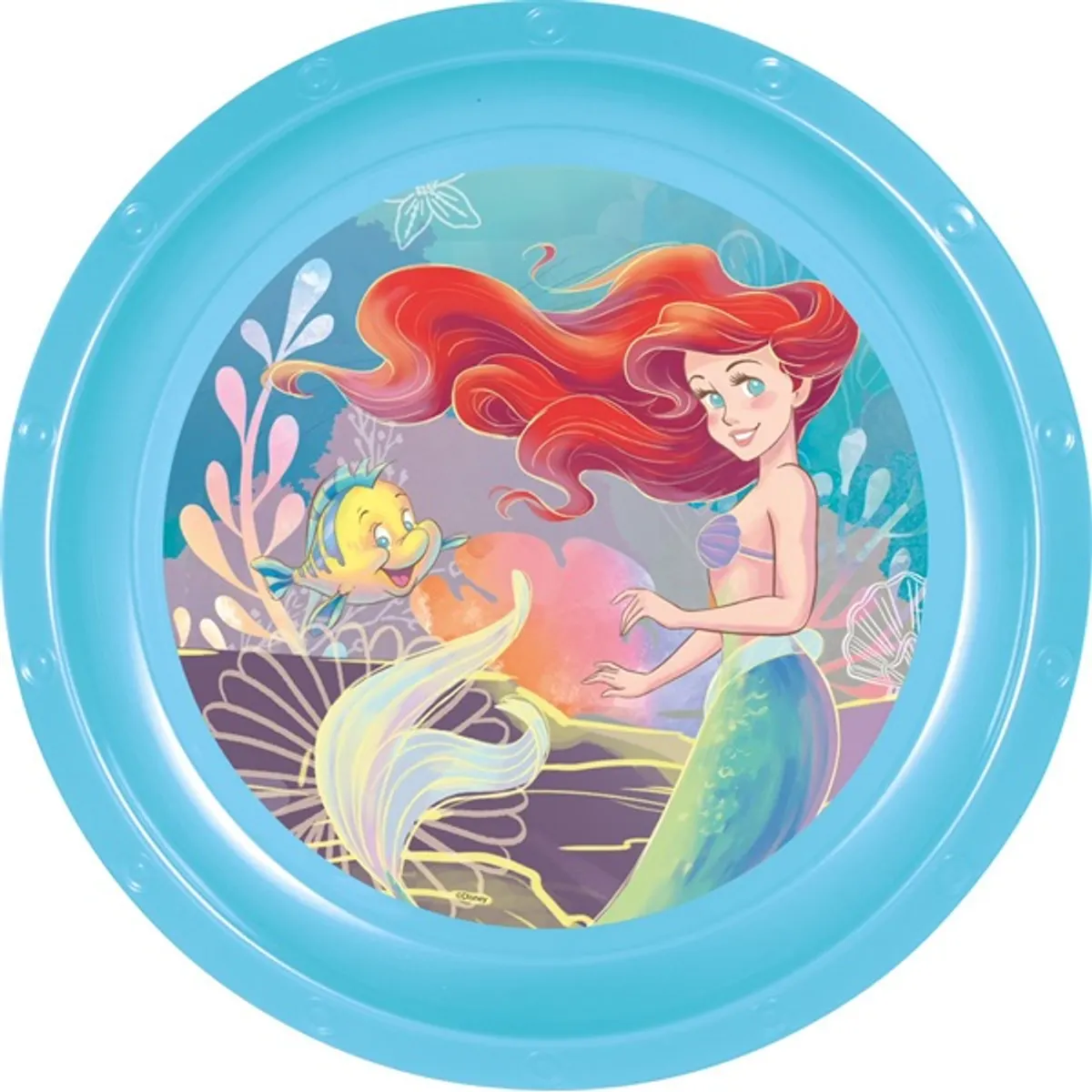 IRIS Licenc Kis hableány műanyag lapostányér #1