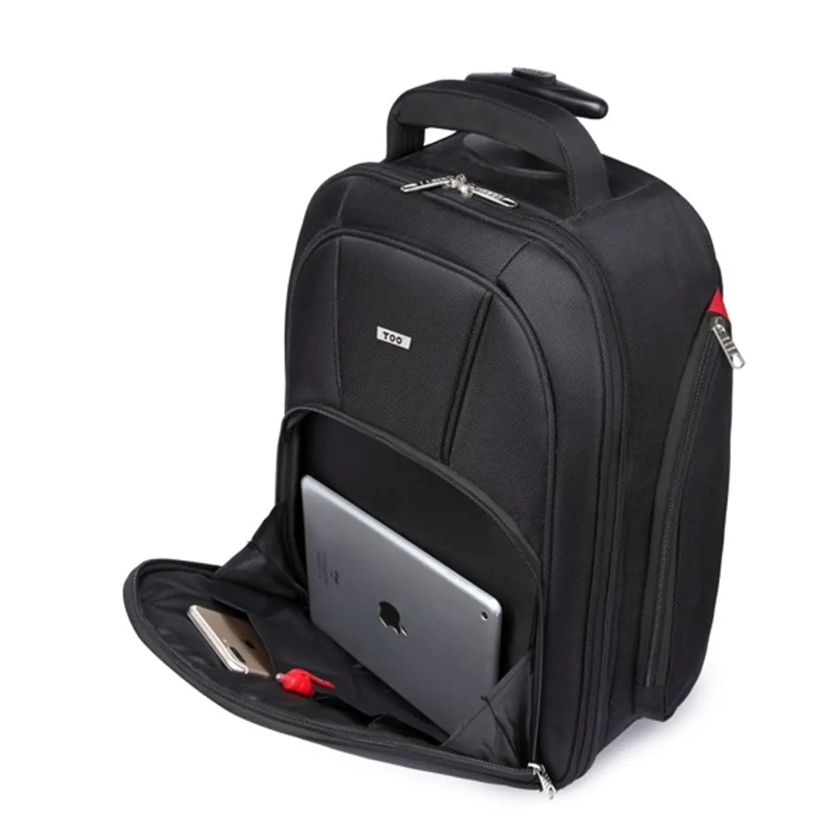 TOO 15,6" fekete gurulós hátizsák #2