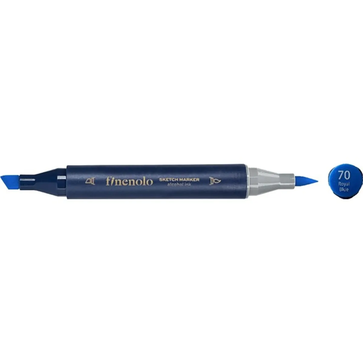 Deli Finenolo 70 - Royal Blue kétvégű permanent ART marker #1