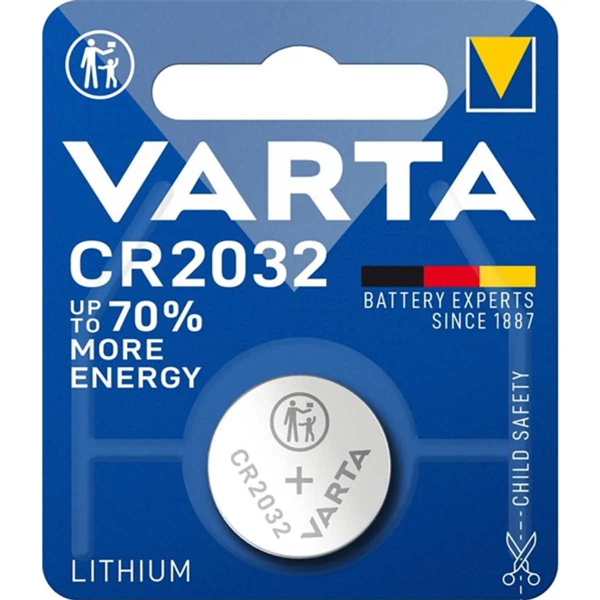 VARTA 6032112401 CR2032 lítium gombelem 1db/bliszter #3