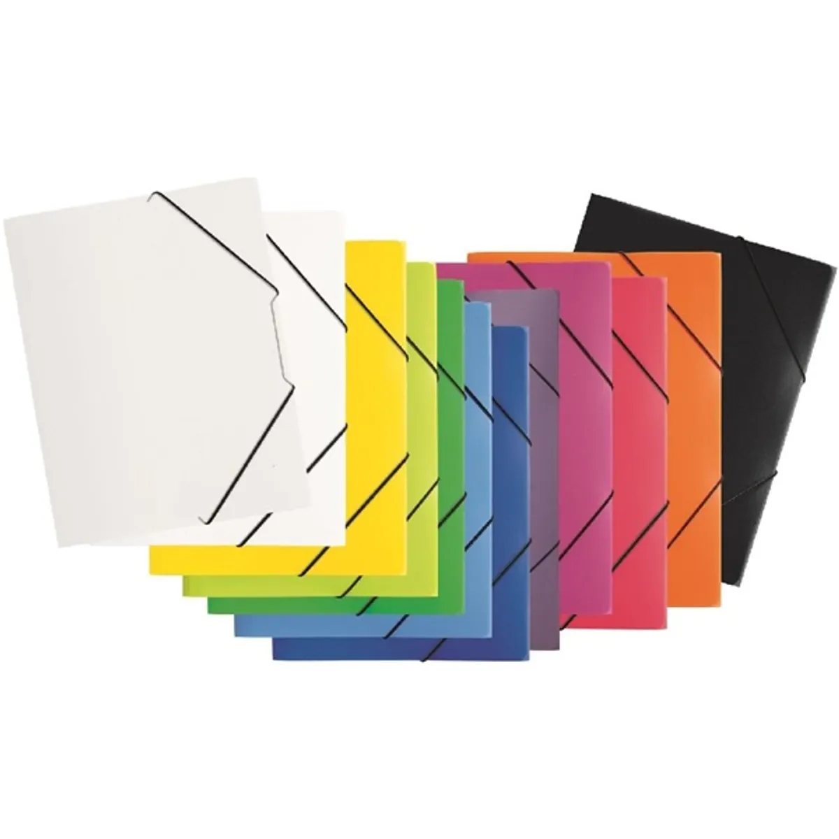 Pagna A4 PP fekete gumis mappa #2