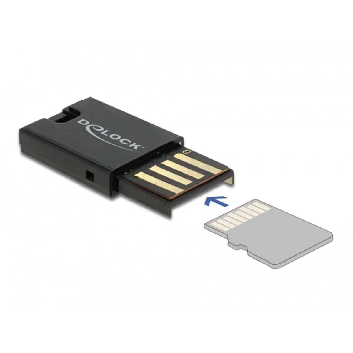 Delock 91603 Micro SD memóriakártyákhoz USB 2.0 kártyaolvasó #2