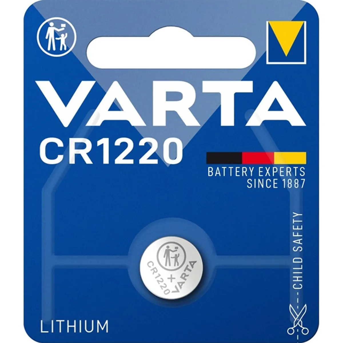 VARTA 6220112401 CR1220  lítium gombelem 1db/bliszter #3