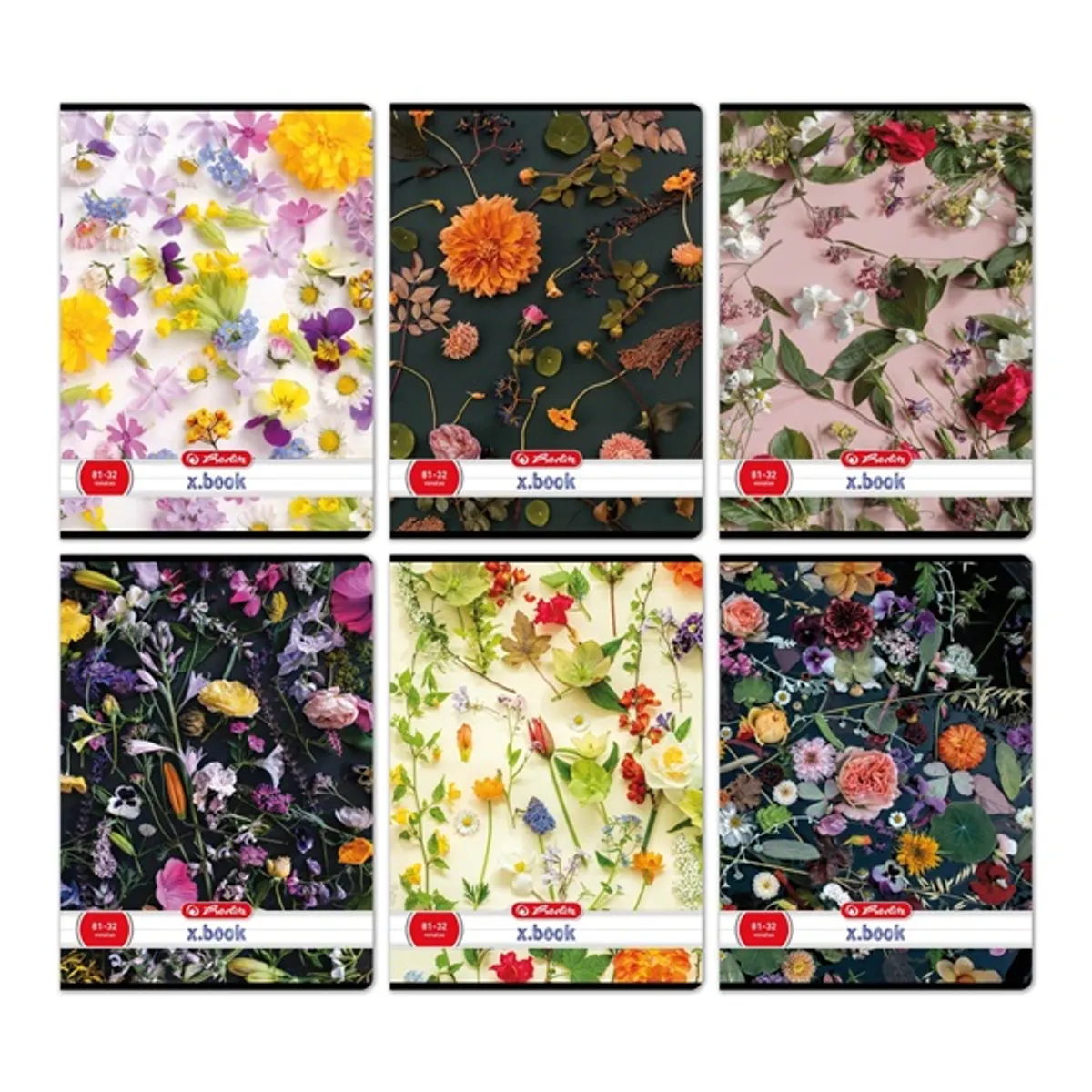 Herlitz Flower II A4 81-32 vonalas füzet #1