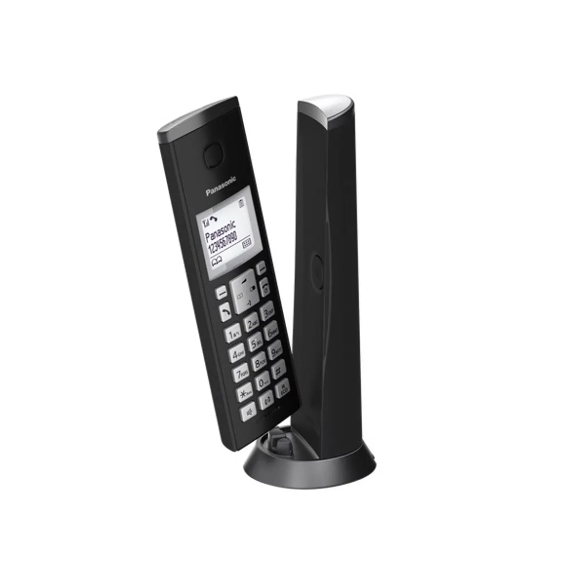 Panasonic KX-TGK210PDB hívóazonosítós fekete dect telefon #1