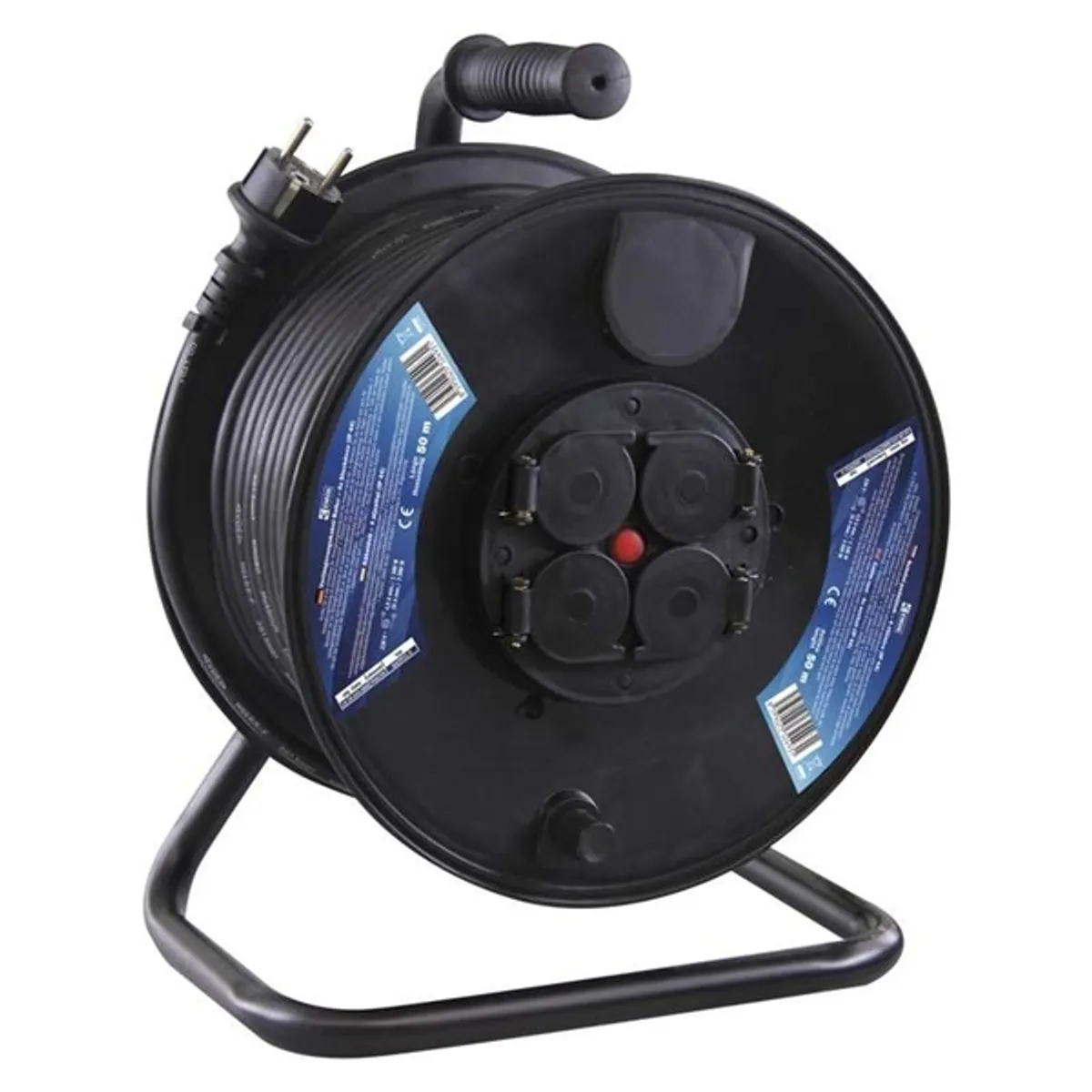 Emos P08250 kültéri kábeldob 3x1,5mm2 IP44 50m-es kábellel #1