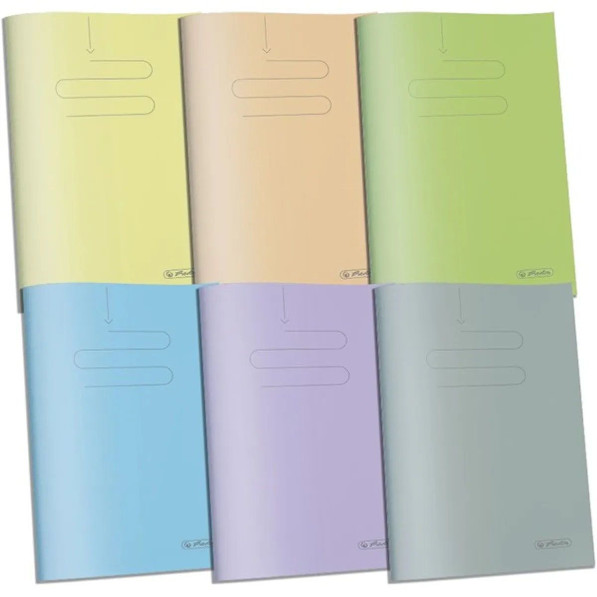 Herlitz PP A5 60lapos vonalas vegyes színű füzet #1