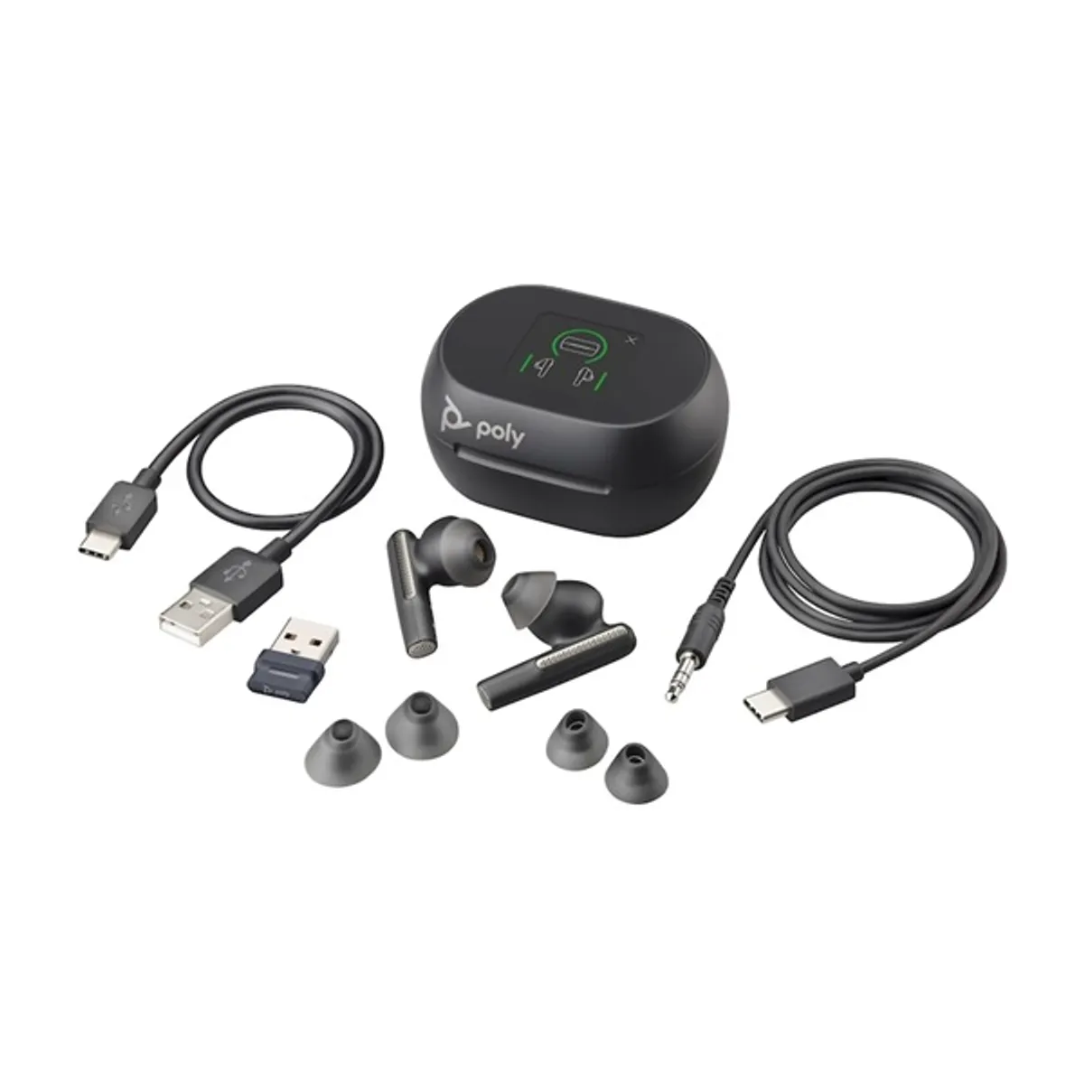 HP Poly Voyager Free 60+ UC True Wireless Bluteooth fekete fülhallgató #9