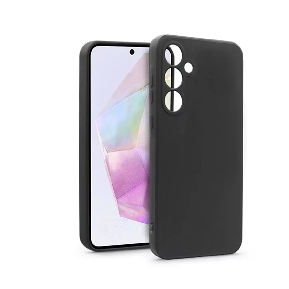 Haffner HF271595 Samsung Galaxy A35 5G szilikon fekete hátlap #1