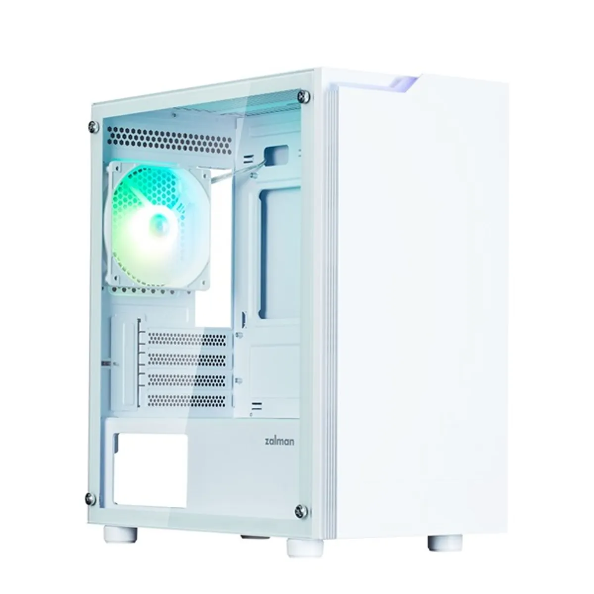 Zalman T4 PLUS White fehér (táp nélküli) ablakos mATX ház #1