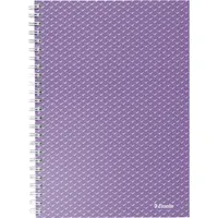 Esselte ColourBreeze A5 kockás levendula spirálfüzet