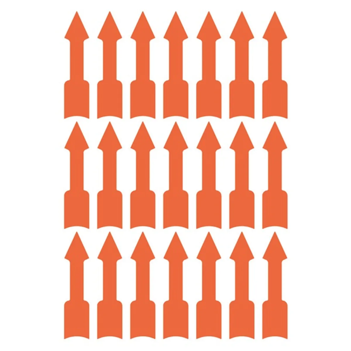 Avery 3008  39x9mm figyelemfelhívó nyíl 63db-os piros jelölőcímke #1