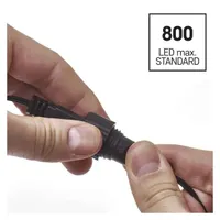 Emos D1CC03 CNT 2,5m 100LED IP44 12W időzítős hideg fehér jégcsapok kezdő készlet #5