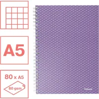 Esselte ColourBreeze A5 kockás levendula spirálfüzet #2