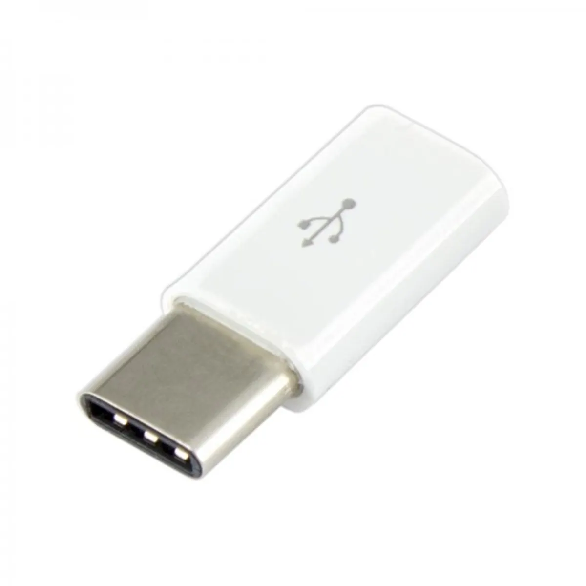 Sbox AD.USB-C W/R USB 2.0 anya - Type-C apa fehér adapter #1