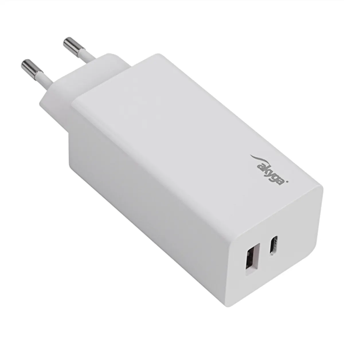 Akyga USB-A + USB-C PD 5-20V / max. 5A 100W Quick Charge 3.0 GaN gyorstöltő #1