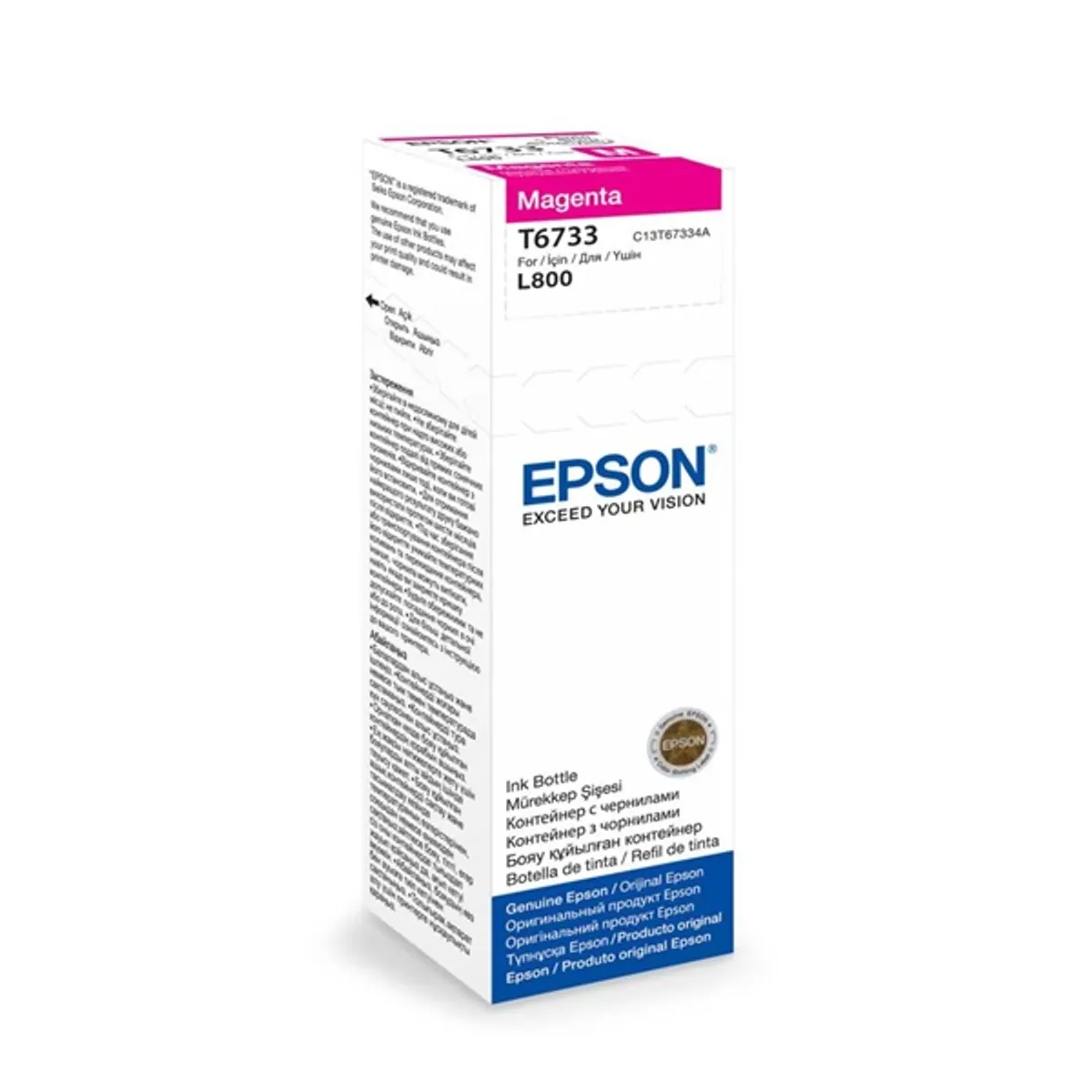 Epson C13T67334A T6733 70ml EcoTank kompatibilis magenta tintapalack #2