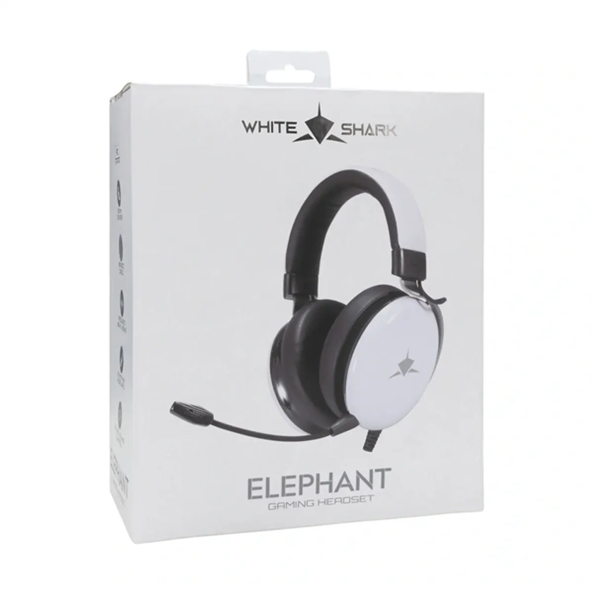 White Shark ELEPHANT vezetékes fehér gamer headset #5