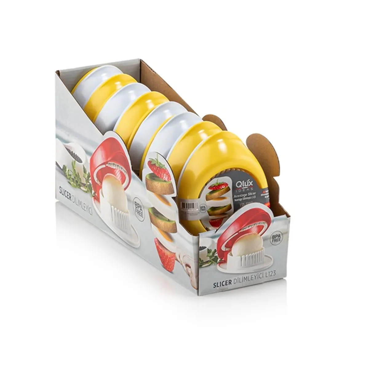 IRIS L-00123 Avantage tojás szeletelő, fehér vagy sárga színű #3