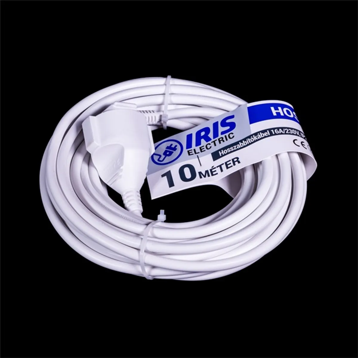 IRIS Electric IEEC-10M-16A/230V Hosszabbító 10 méteres 16A/230V, IP20, fehér #3